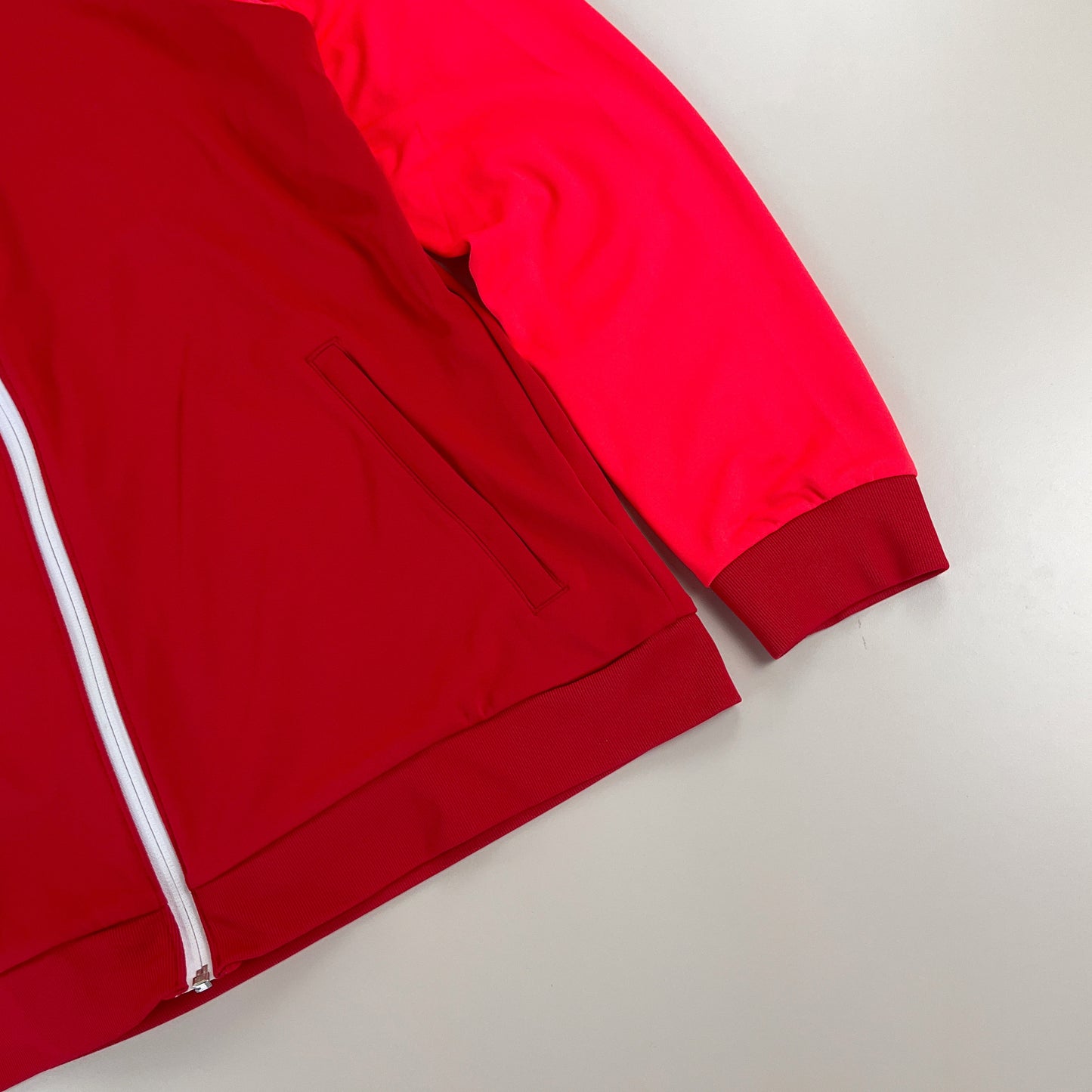 Nike Swoosh Sport Jacke Rot - Large-NIKE-olesstore-vintage-secondhand-shop-austria-österreich