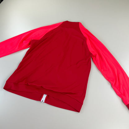 Nike Swoosh Sport Jacke Rot - Large-NIKE-olesstore-vintage-secondhand-shop-austria-österreich