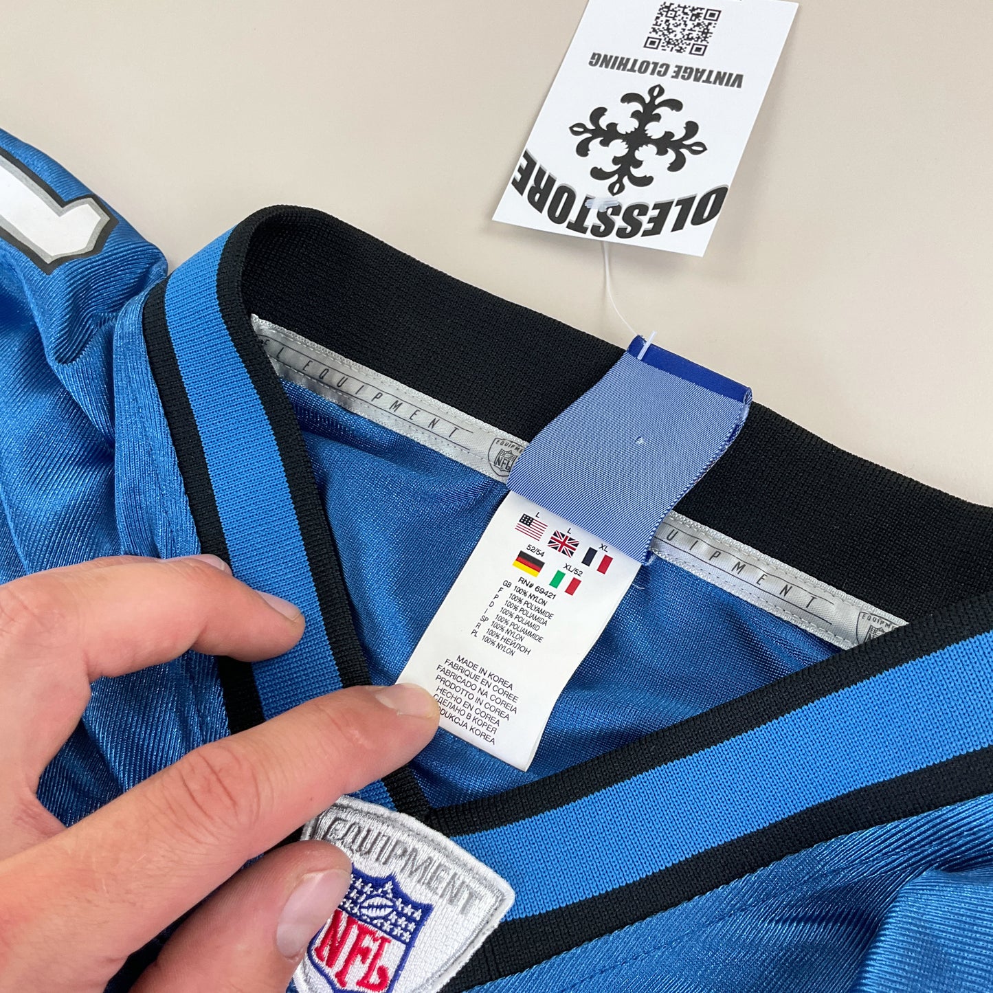 Reebok NFL Lions R. Williams Jersey - L/XL-REEBOK-olesstore-vintage-secondhand-shop-austria-österreich