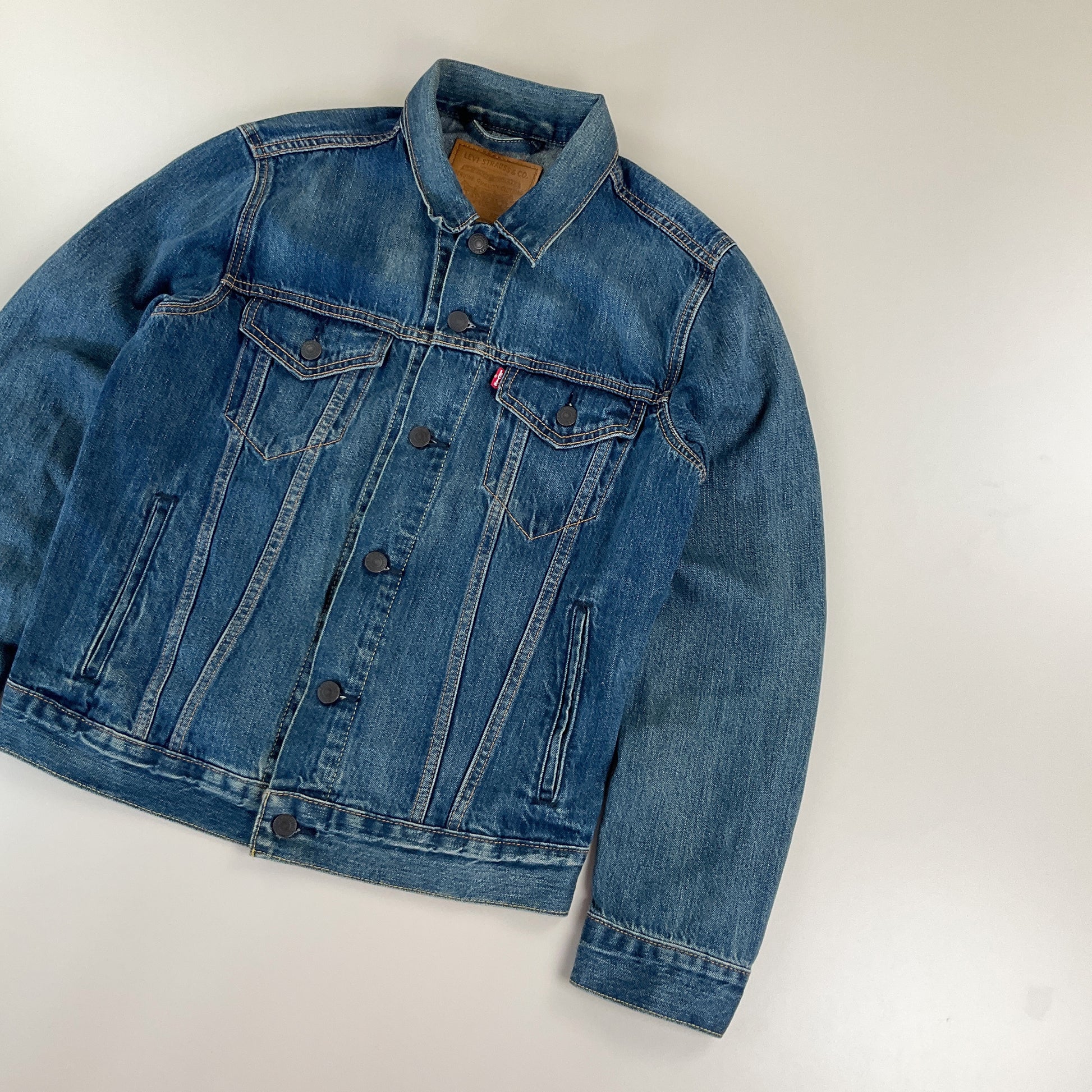 Levi's Denim Jacke - Small-LEVI'S-olesstore-vintage-secondhand-shop-austria-österreich