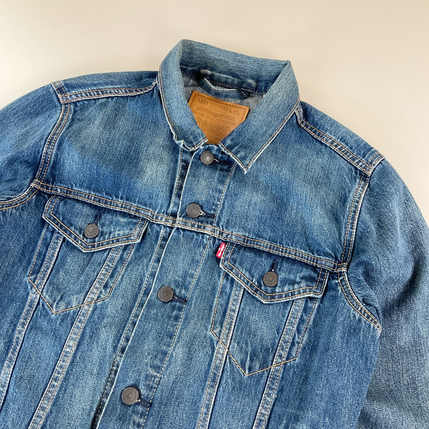 Levi's Denim Jacke - Small-LEVI'S-olesstore-vintage-secondhand-shop-austria-österreich