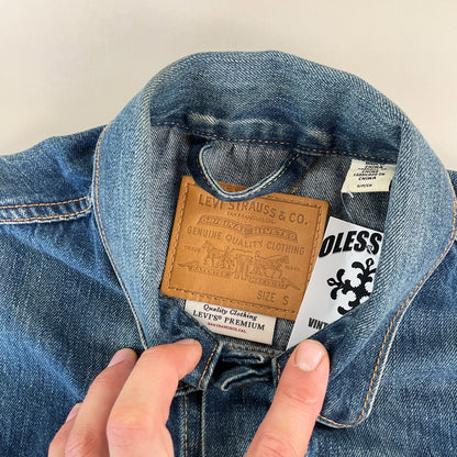Levi's Denim Jacke - Small-LEVI'S-olesstore-vintage-secondhand-shop-austria-österreich