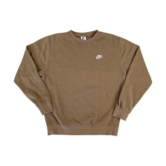 Nike Swoosh Sweatshirt - Small-NIKE-olesstore-vintage-secondhand-shop-austria-österreich