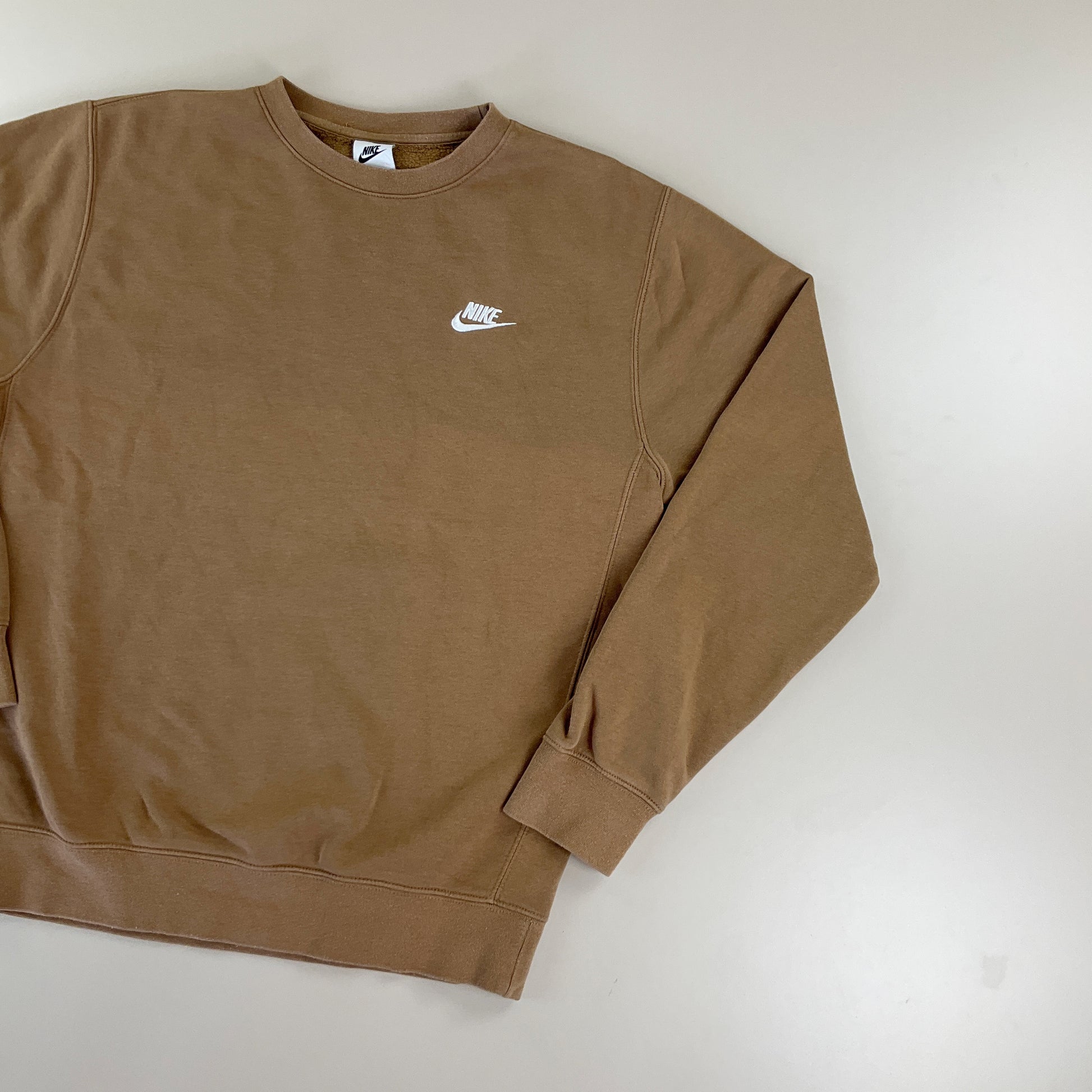 Nike Swoosh Sweatshirt - Small-NIKE-olesstore-vintage-secondhand-shop-austria-österreich