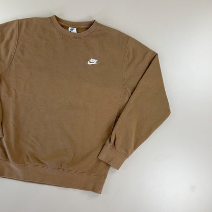 Nike Swoosh Sweatshirt - Small-NIKE-olesstore-vintage-secondhand-shop-austria-österreich