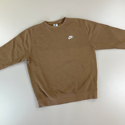 Nike Swoosh Sweatshirt - Small-NIKE-olesstore-vintage-secondhand-shop-austria-österreich