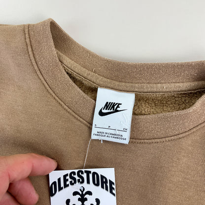 Nike Swoosh Sweatshirt - Small-NIKE-olesstore-vintage-secondhand-shop-austria-österreich