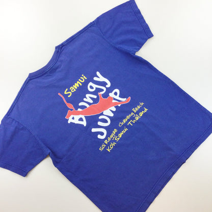 Bungy Jump 90s Thailand T-Shirt - Medium-TEAM TWO-olesstore-vintage-secondhand-shop-austria-österreich