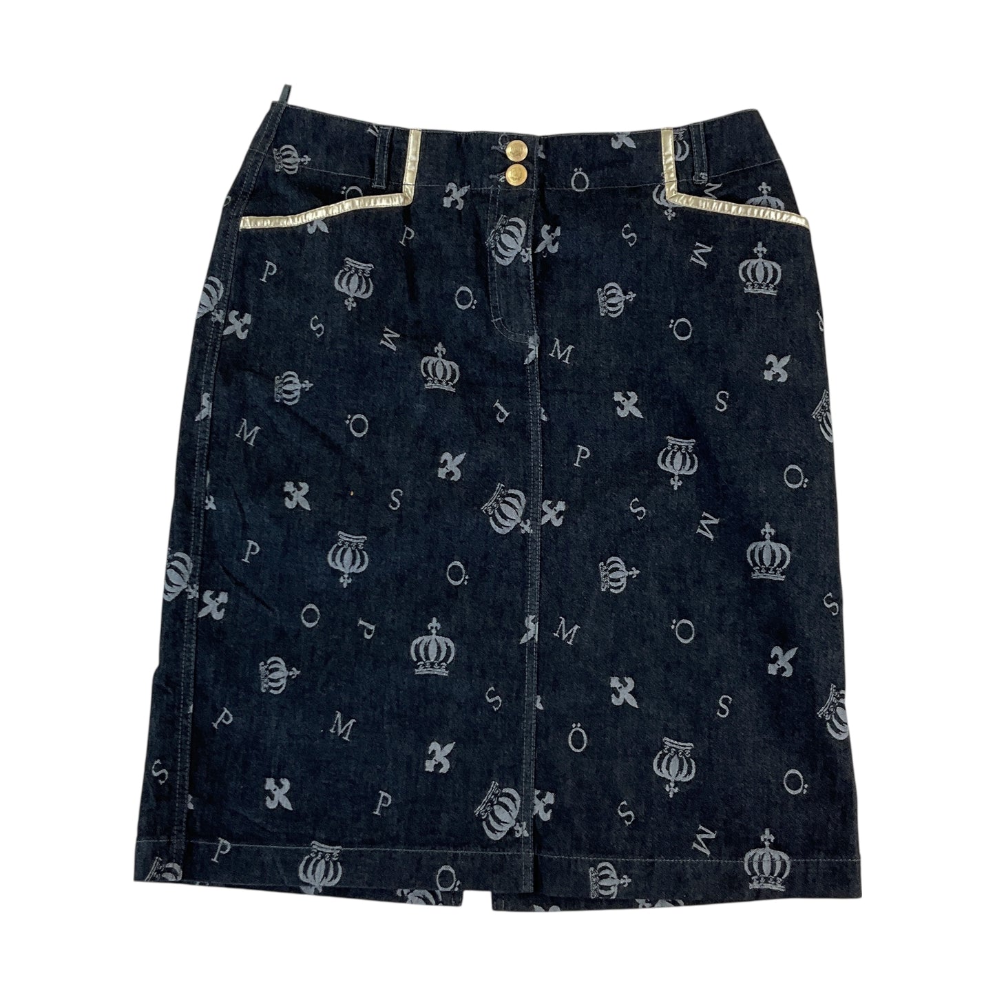 Pompöös Denim Rock - Damen/40-Pompöös-olesstore-vintage-secondhand-shop-austria-österreich