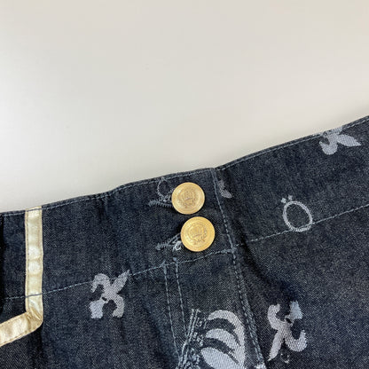 Pompöös Denim Rock - Damen/40-Pompöös-olesstore-vintage-secondhand-shop-austria-österreich