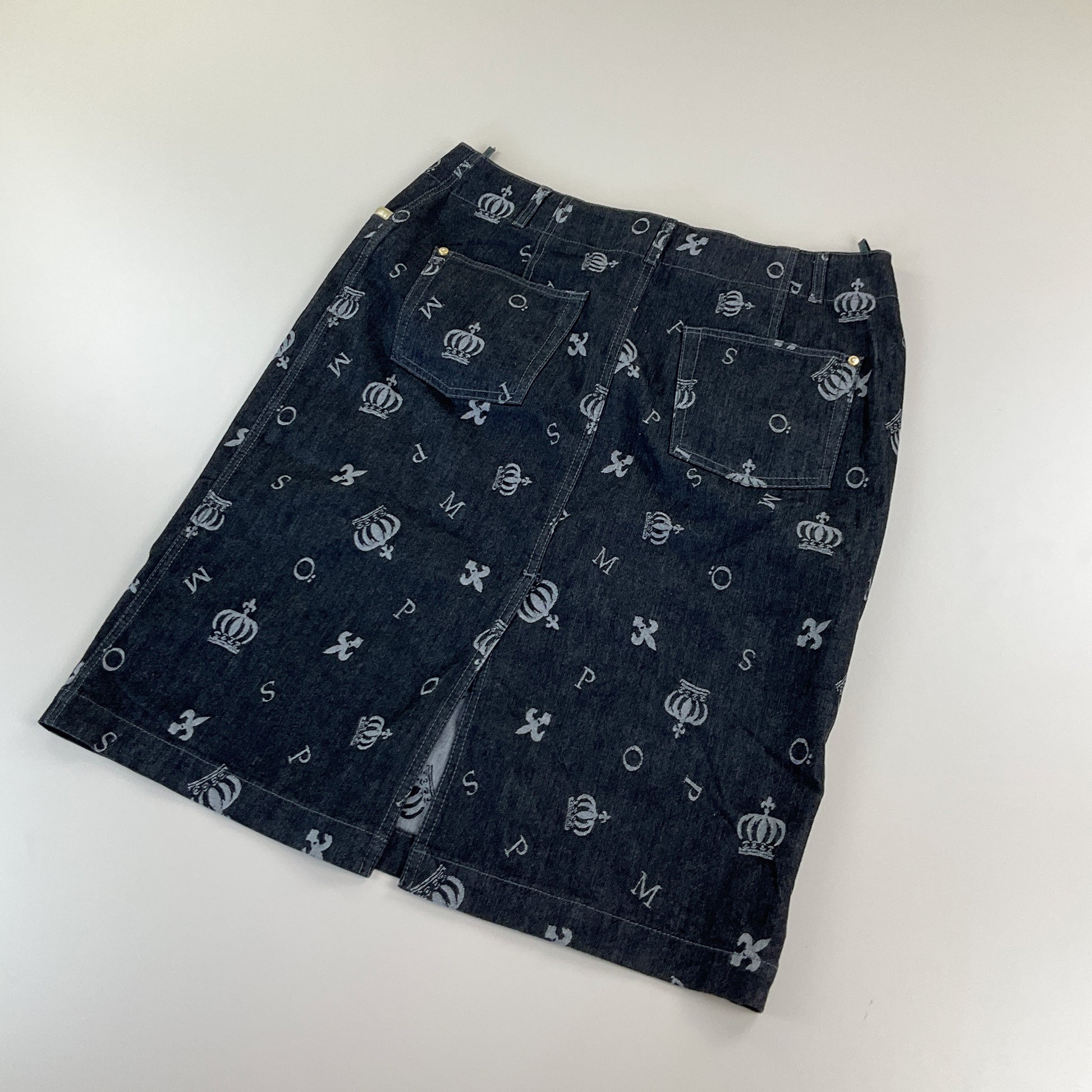 Pompöös Denim Rock - Damen/40-Pompöös-olesstore-vintage-secondhand-shop-austria-österreich