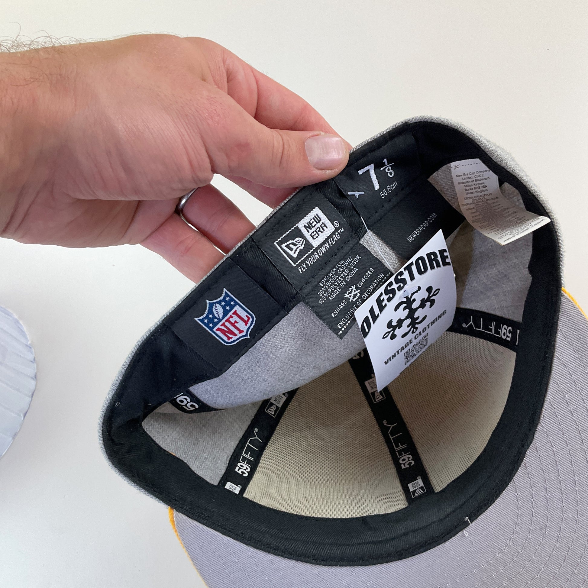 New Era Pittsburgh Steelers NFL Cap - 7 1/8-NEW ERA-olesstore-vintage-secondhand-shop-austria-österreich