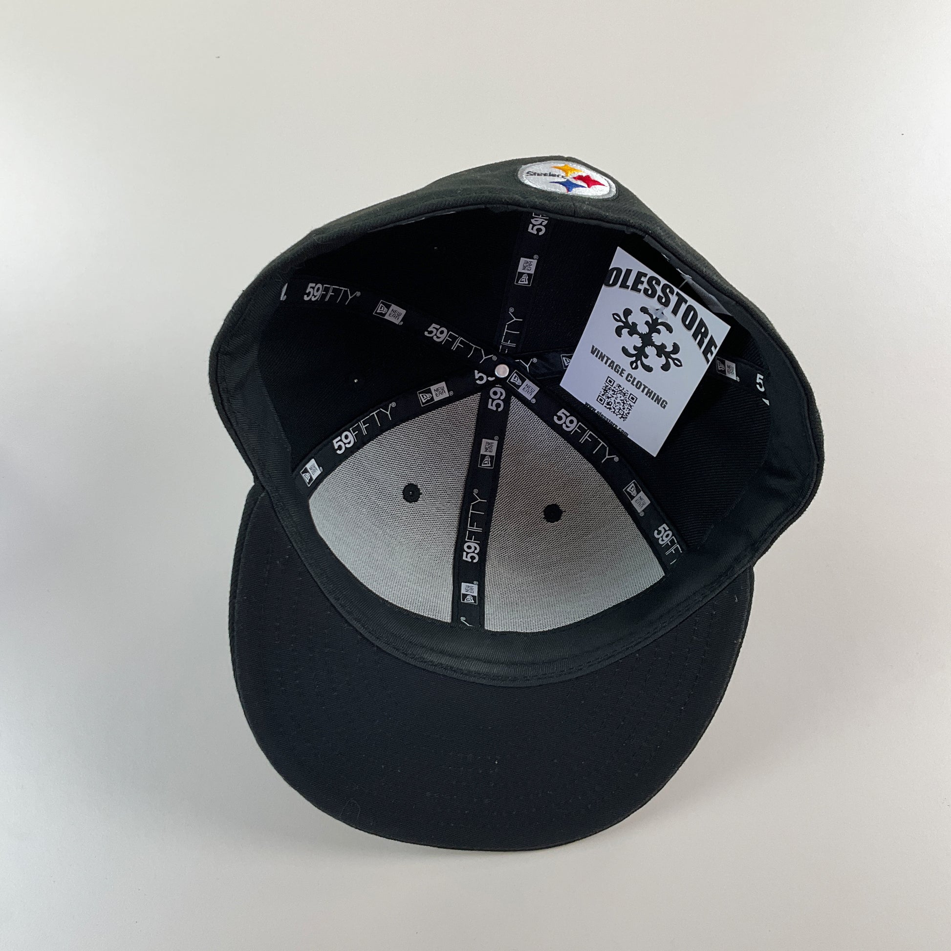 New Era NFL Pittsburgh Steelers Cap - 7 1/2-NEW ERA-olesstore-vintage-secondhand-shop-austria-österreich