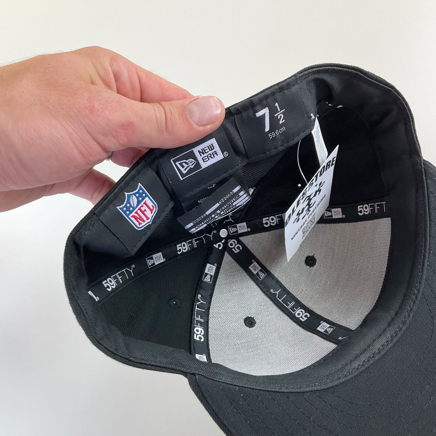 New Era NFL Pittsburgh Steelers Cap - 7 1/2-NEW ERA-olesstore-vintage-secondhand-shop-austria-österreich