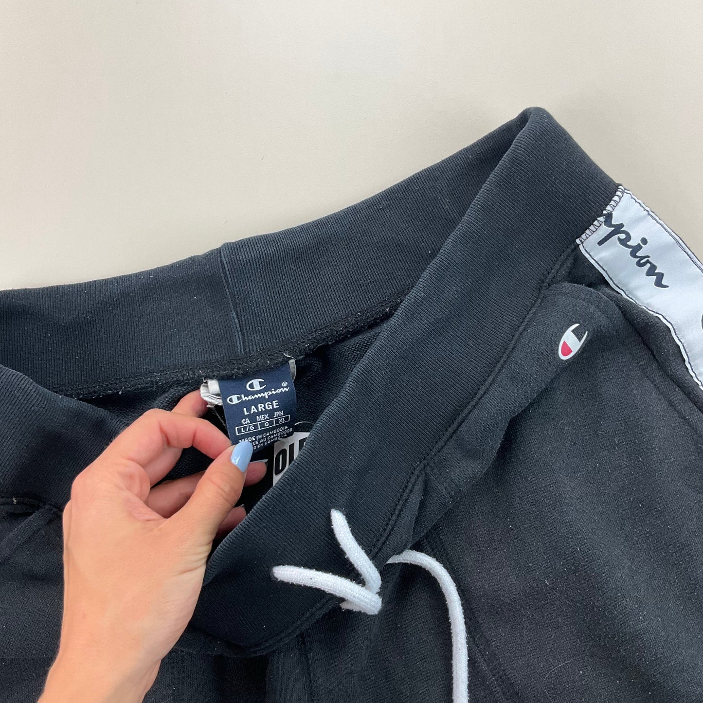 Champion Cotton Shorts - Large-Champion-olesstore-vintage-secondhand-shop-austria-österreich