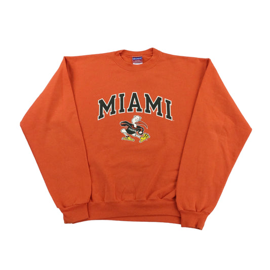 Champion 90s Miami Heat Sweatshirt - Medium-Champion-olesstore-vintage-secondhand-shop-austria-österreich