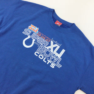 NFL Superbowl 2007 Colts Sweatshirt - Large-NFL-olesstore-vintage-secondhand-shop-austria-österreich
