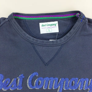 Best Company 90s Sweatshirt - Large-BEST COMPANY-olesstore-vintage-secondhand-shop-austria-österreich