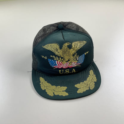 USA Eagle Gold Medal 90s Trucker Cap-Gold Medal-olesstore-vintage-secondhand-shop-austria-österreich