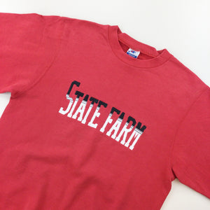 Champion 90s State Farm Sweatshirt - Medium-Champion-olesstore-vintage-secondhand-shop-austria-österreich