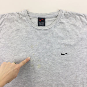 Nike Swoosh T-Shirt - Large-NIKE-olesstore-vintage-secondhand-shop-austria-österreich