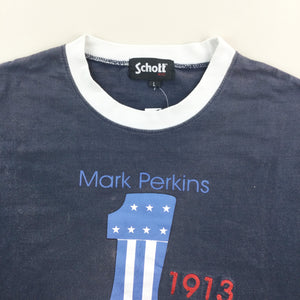 Schott 'Mark Perkins' T-Shirt - Large-SCHOTT-olesstore-vintage-secondhand-shop-austria-österreich