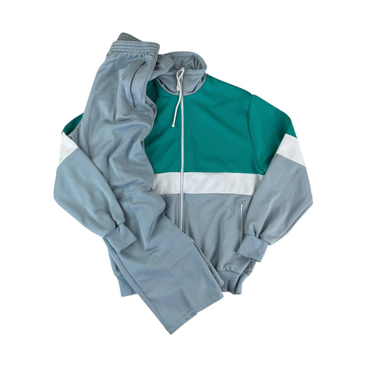 Colorblock 80s Trainingsanzug - Medium-NO NAME-olesstore-vintage-secondhand-shop-austria-österreich