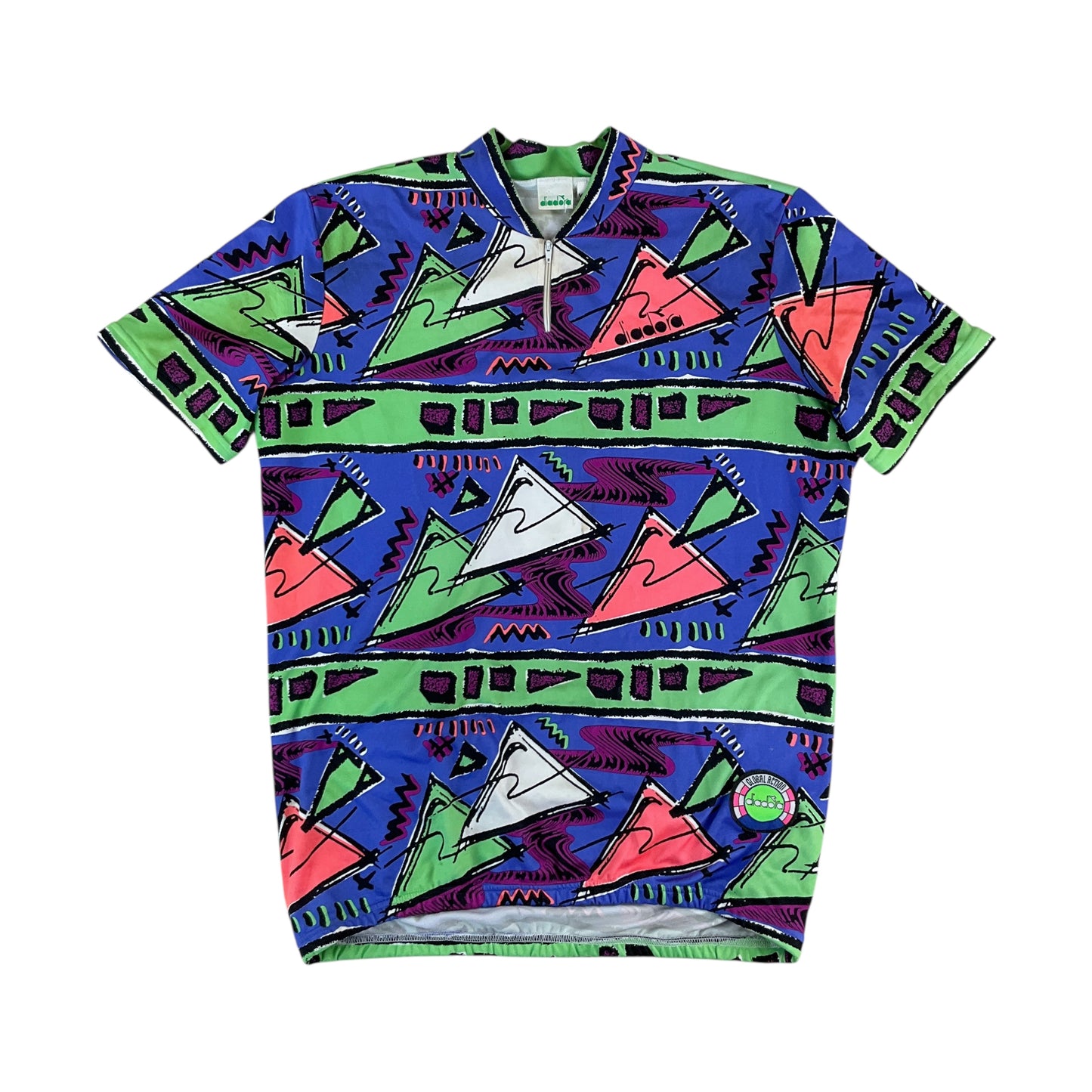 Diadora 90s Rennrad Trikot - Large-DIADORA-olesstore-vintage-secondhand-shop-austria-österreich