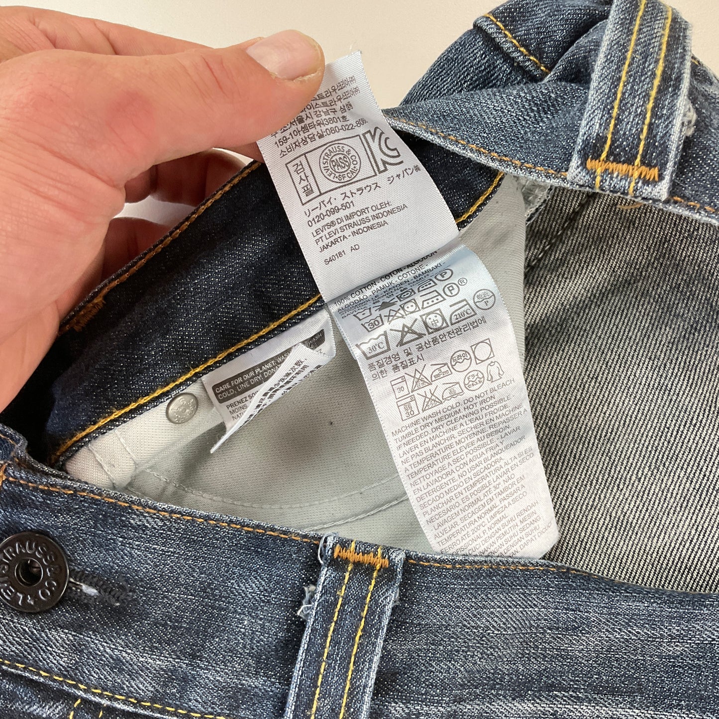 Levi's 506 Lot Denim Jeans - W36 L34-LEVI'S-olesstore-vintage-secondhand-shop-austria-österreich