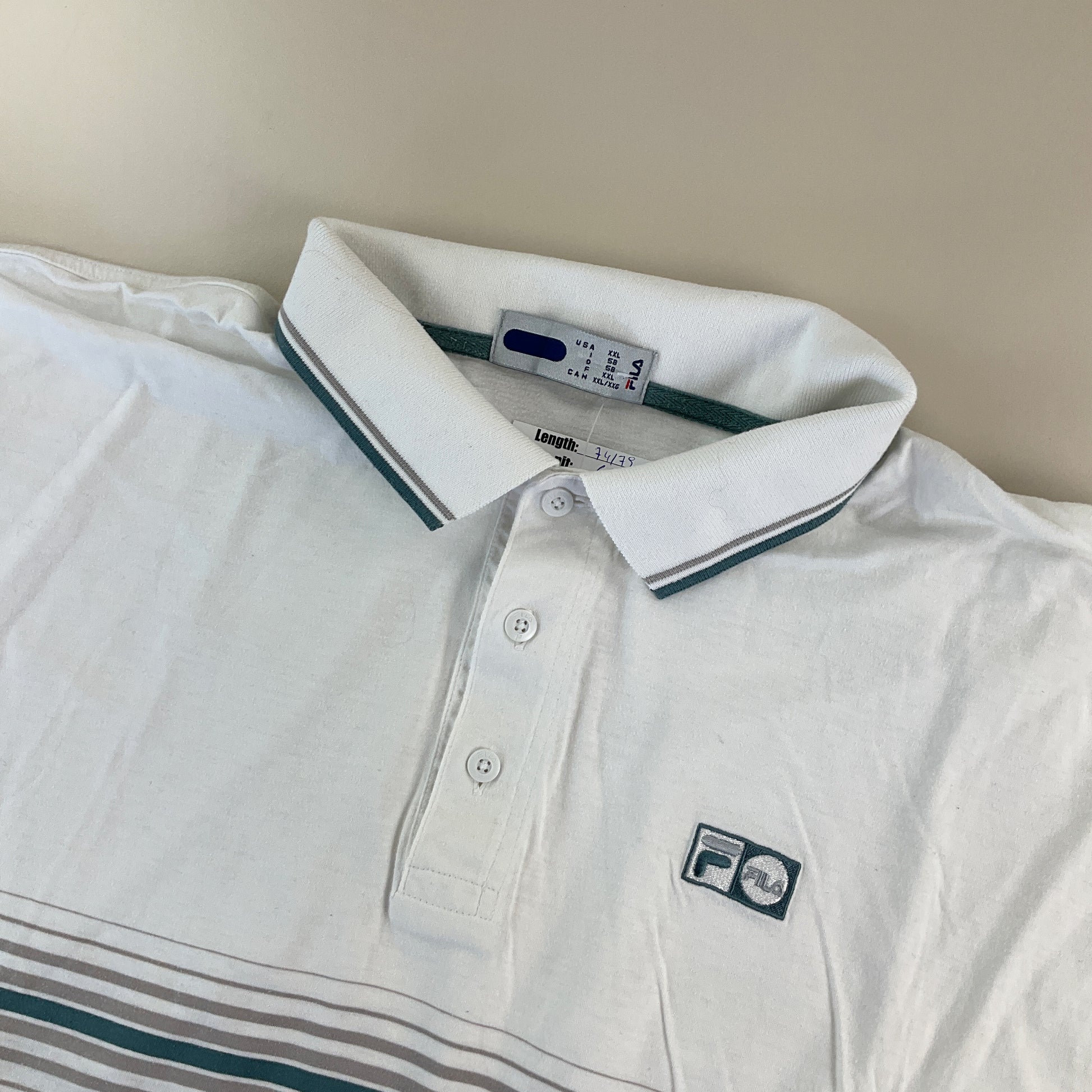 Fila Tennis Polo Shirt - XXL-FILA-olesstore-vintage-secondhand-shop-austria-österreich