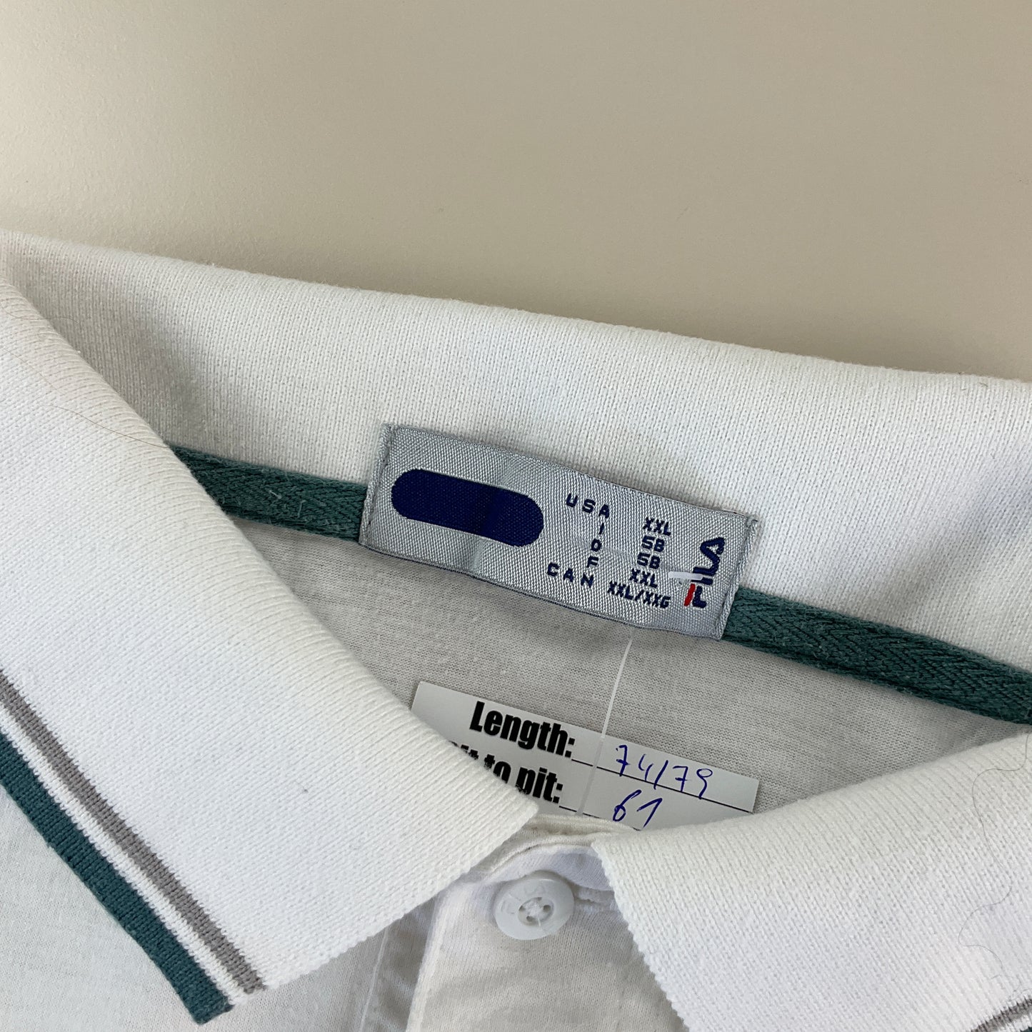 Fila Tennis Polo Shirt - XXL-FILA-olesstore-vintage-secondhand-shop-austria-österreich