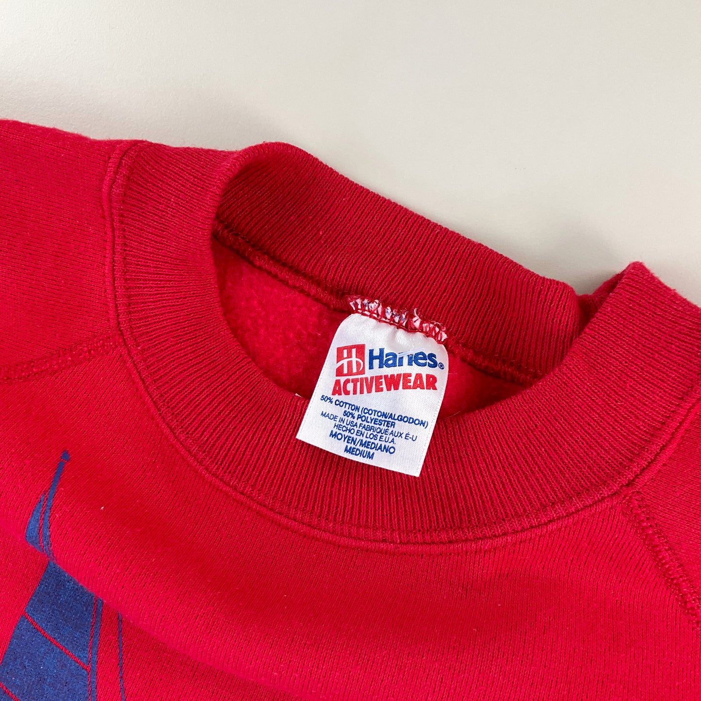 Hanes 80s San Francisco Sailing Sweatshirt - Medium-HANES-olesstore-vintage-secondhand-shop-austria-österreich