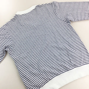Lacoste 90s Striped Sweatshirt - Medium-LACOSTE-olesstore-vintage-secondhand-shop-austria-österreich