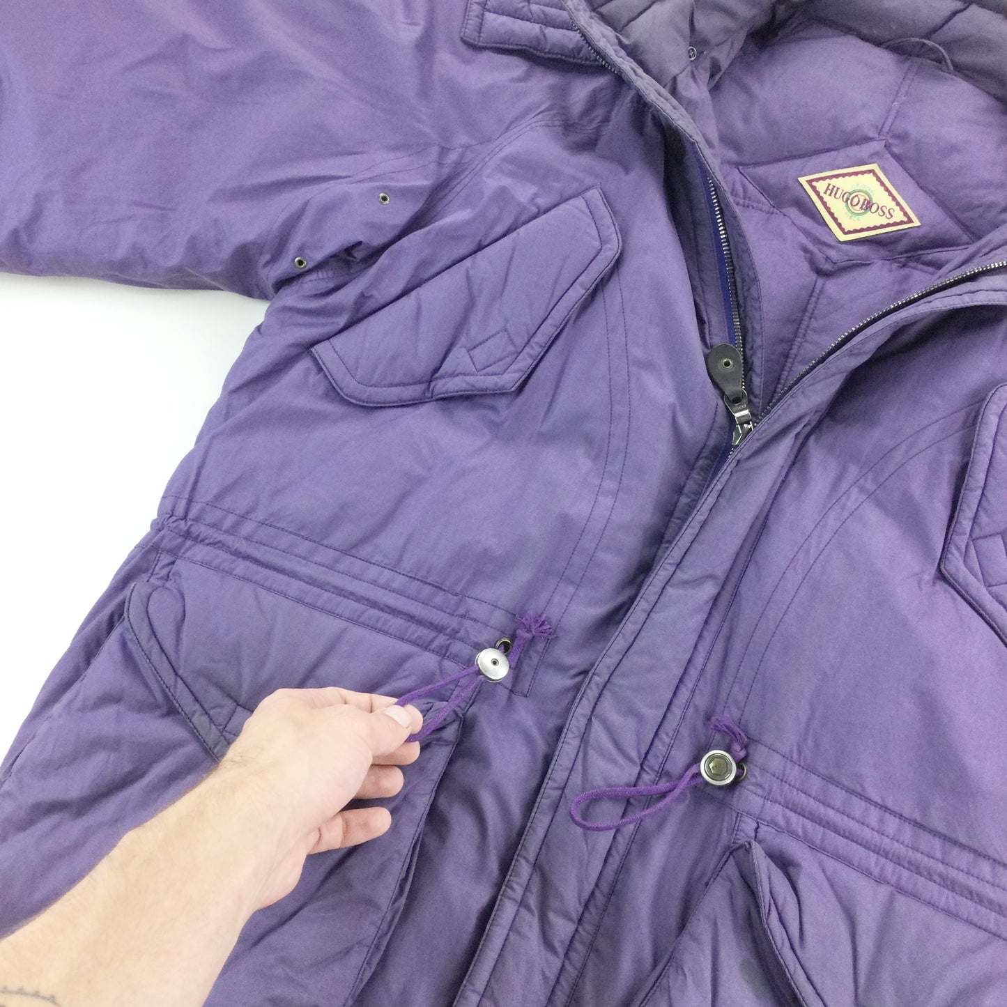 Hugo Boss 90s Heavy Winter Coat - XL-HUGO BOSS-olesstore-vintage-secondhand-shop-austria-österreich