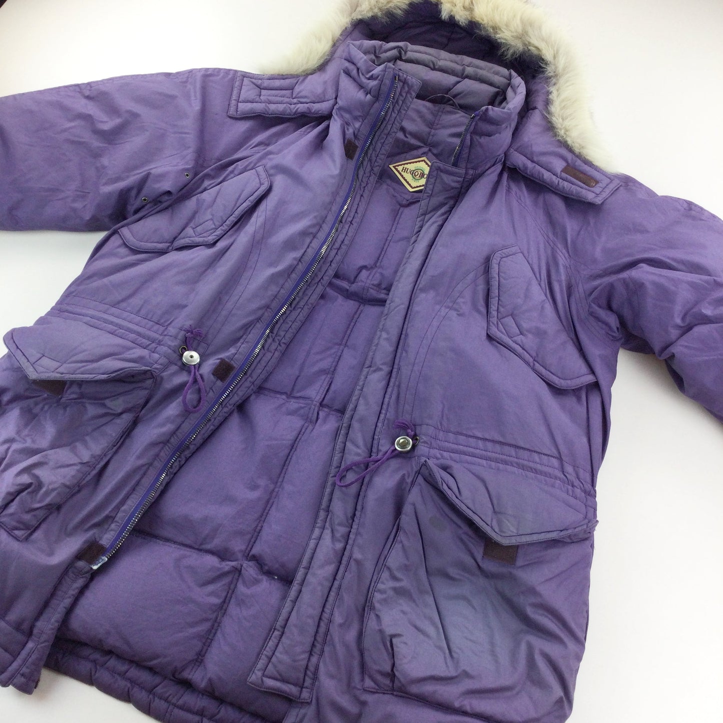 Hugo Boss 90s Heavy Winter Coat - XL-HUGO BOSS-olesstore-vintage-secondhand-shop-austria-österreich