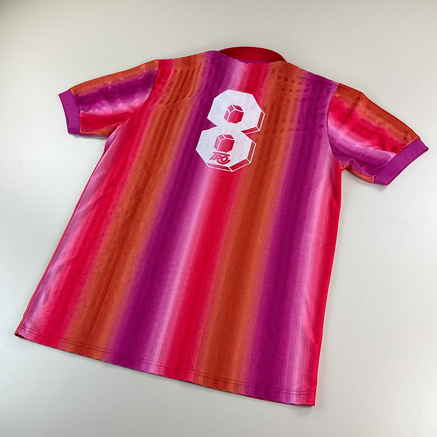 Tro 80s Sport kurzarm Fußball Trikot - XL-TRO-olesstore-vintage-secondhand-shop-austria-österreich