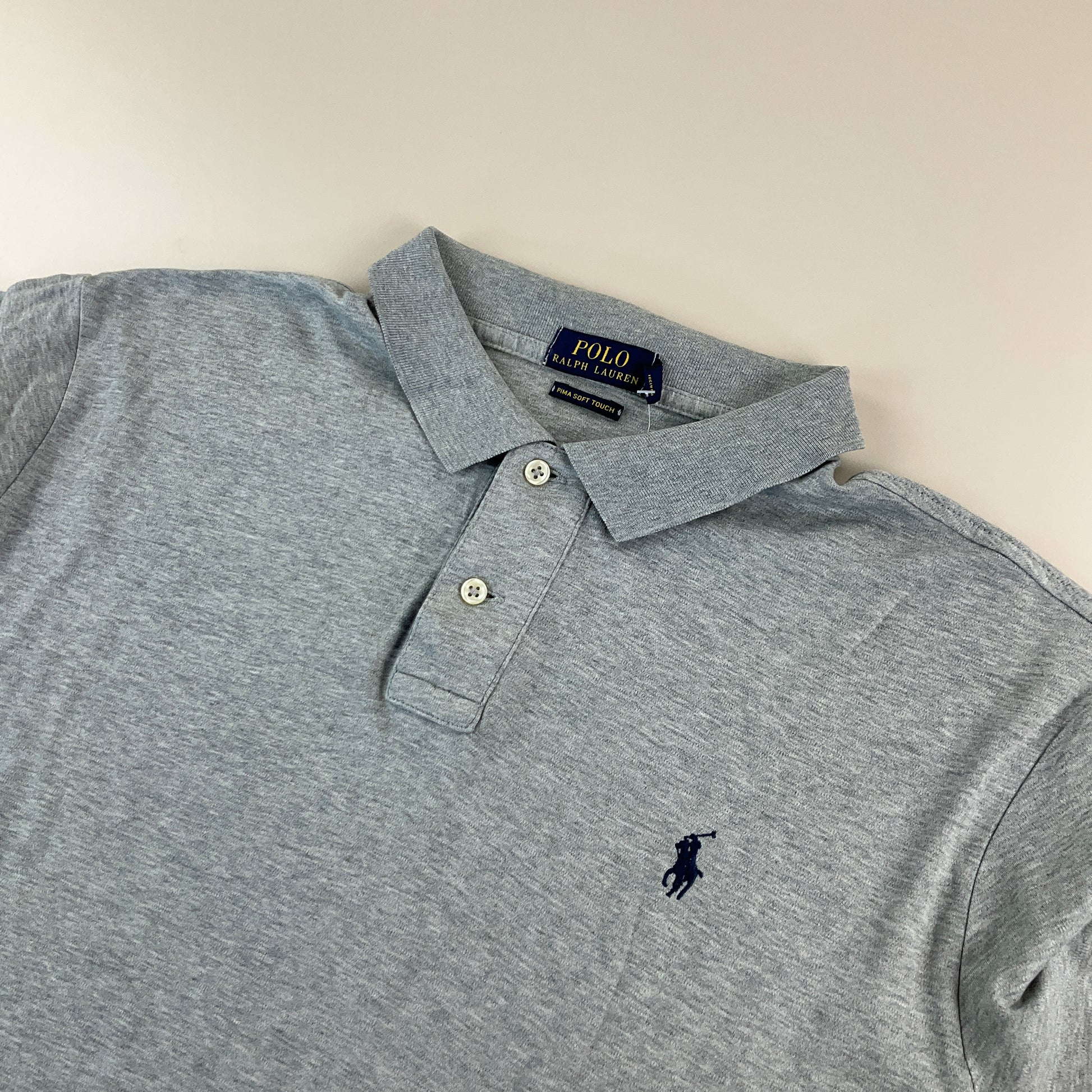 Ralph Lauren Prima Soft Touch Polo Shirt - XL-RALPH LAUREN-olesstore-vintage-secondhand-shop-austria-österreich