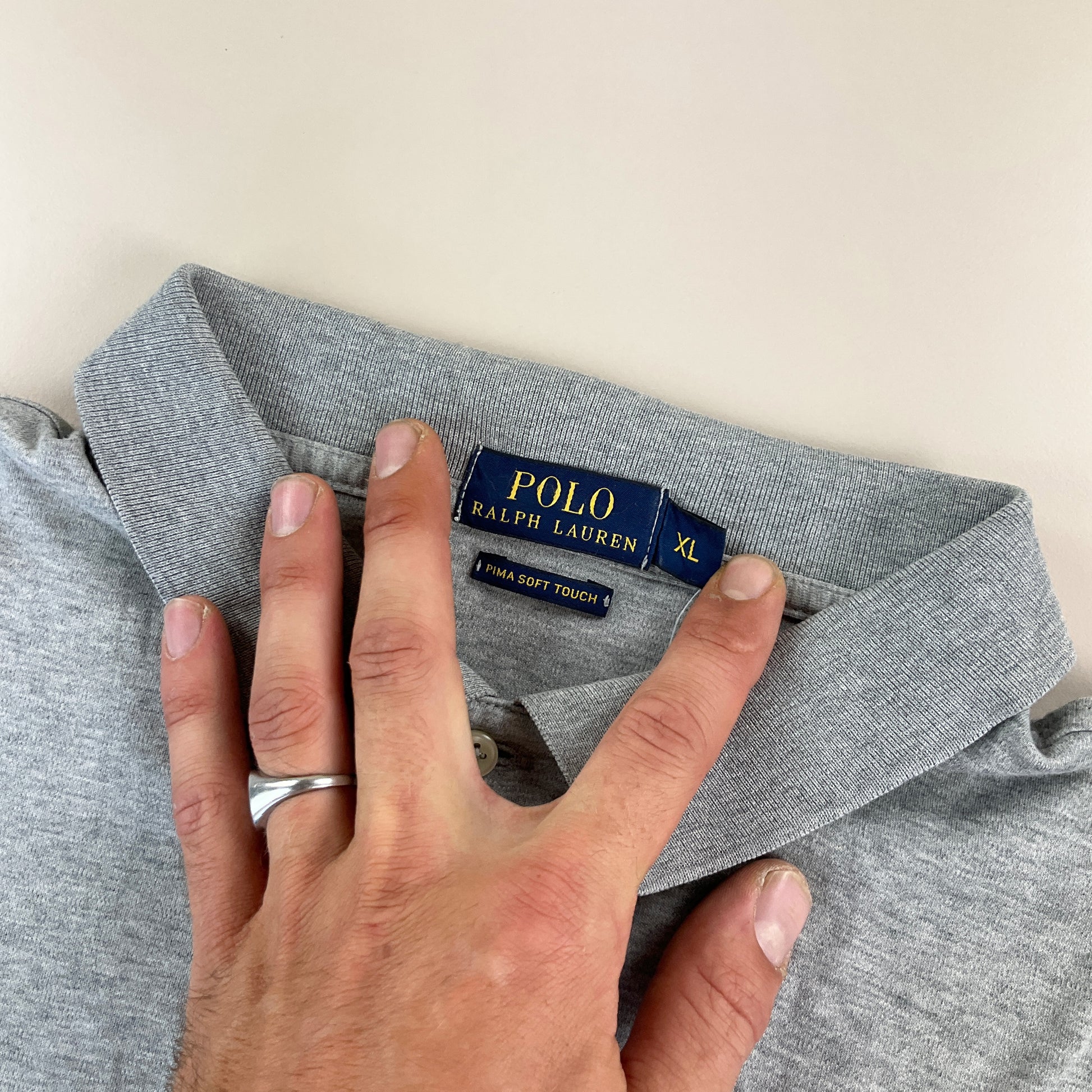 Ralph Lauren Prima Soft Touch Polo Shirt - XL-RALPH LAUREN-olesstore-vintage-secondhand-shop-austria-österreich