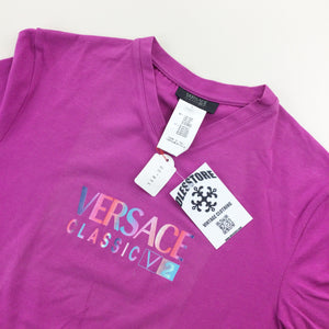 Versace Deadstock Long T-Shirt - Women/L-VERSACE-olesstore-vintage-secondhand-shop-austria-österreich