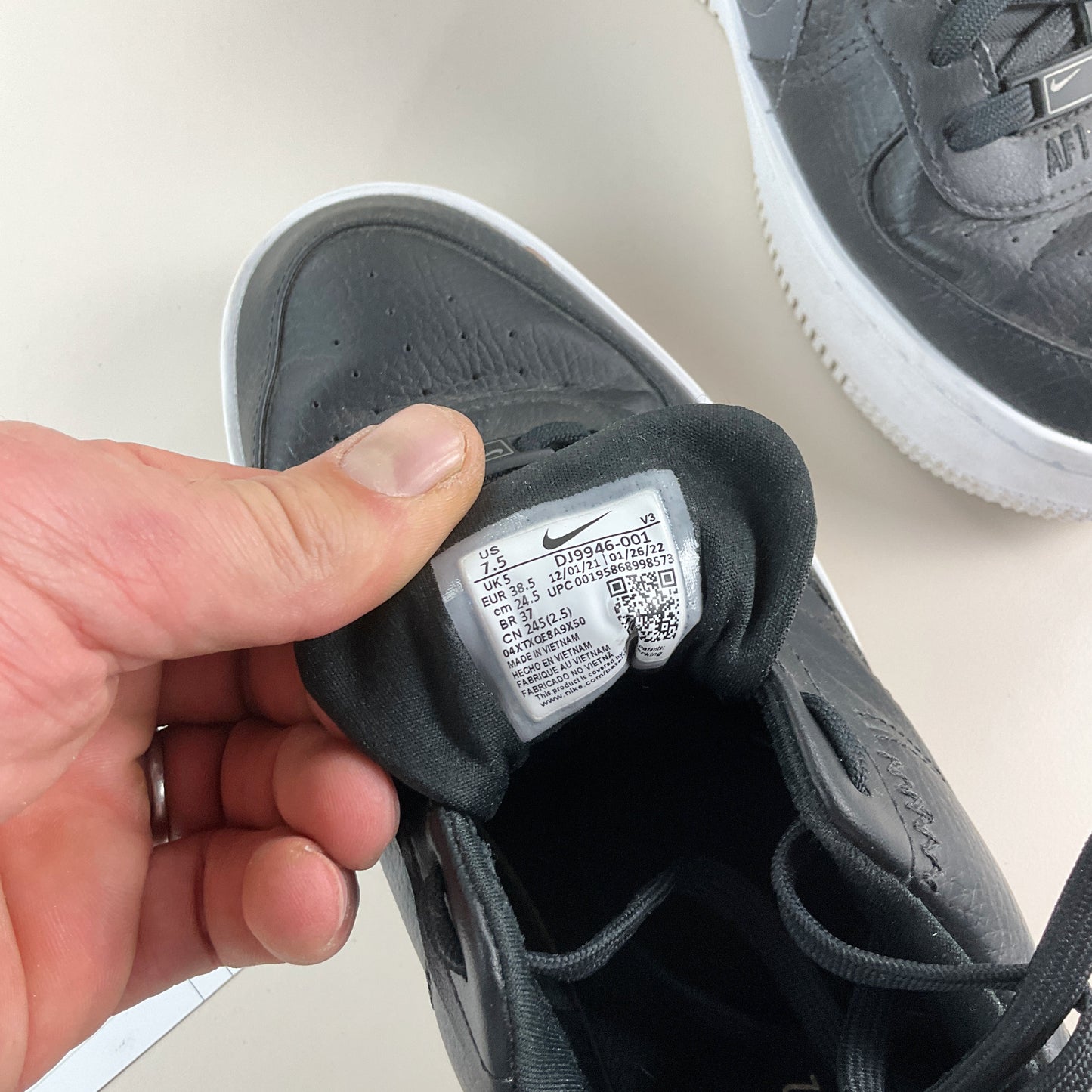 Nike AF1 Air Force 1 PLT AF ORM Sneaker - EU 38,5-NIKE-olesstore-vintage-secondhand-shop-austria-österreich