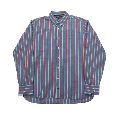 Tommy Hilfiger Striped Shirt - Medium-TOMMY HILFIGER-olesstore-vintage-secondhand-shop-austria-österreich