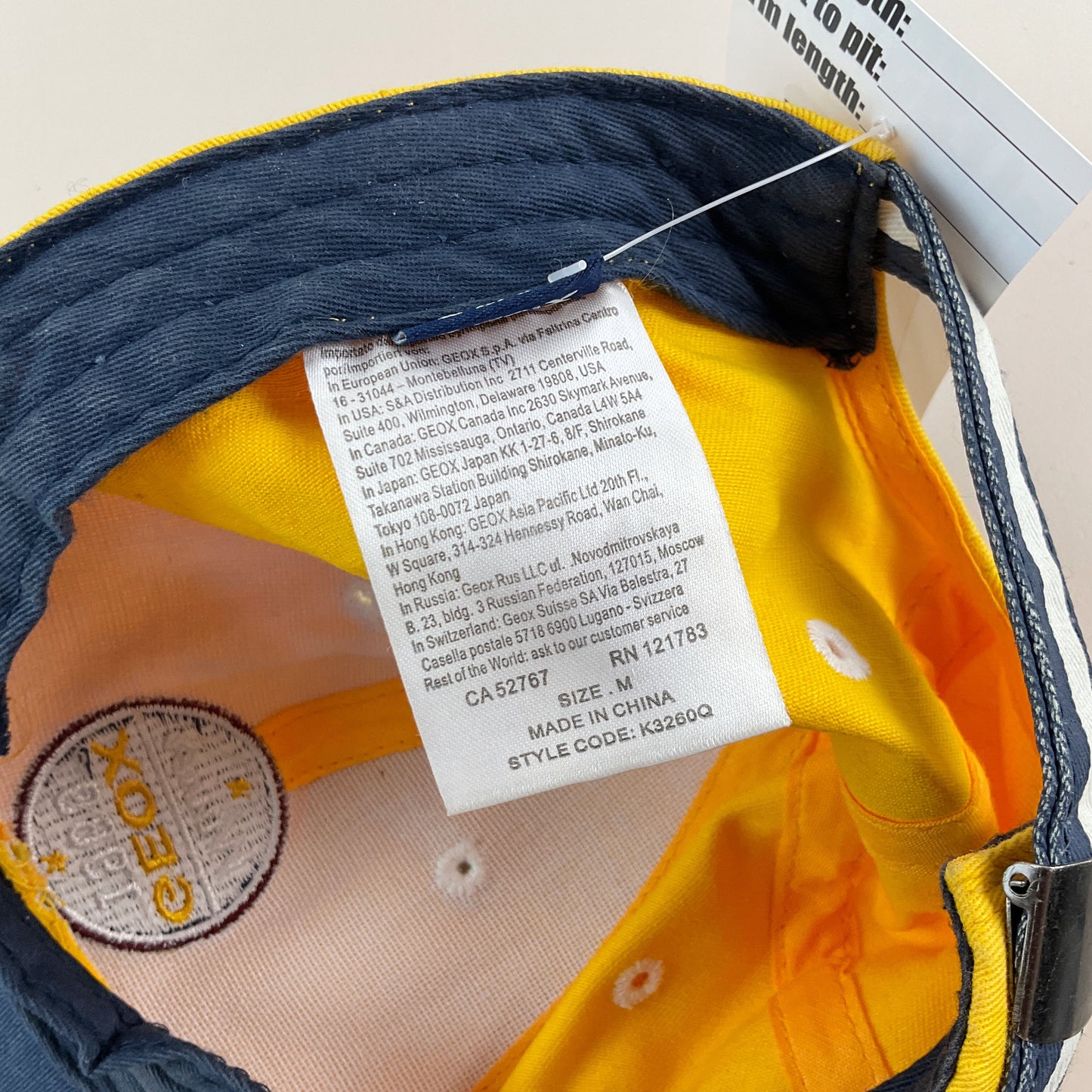 Geox Winner 1989 Cap - Medium-Geox-olesstore-vintage-secondhand-shop-austria-österreich