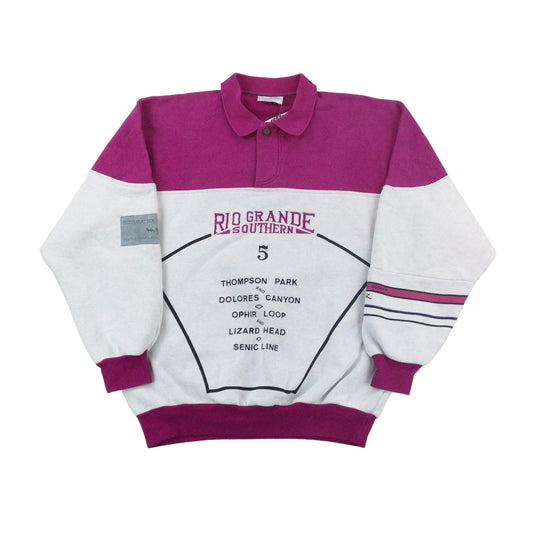 Adidas 80s "Rio Grando Southern" Sweatshirt - Large-Adidas-olesstore-vintage-secondhand-shop-austria-österreich