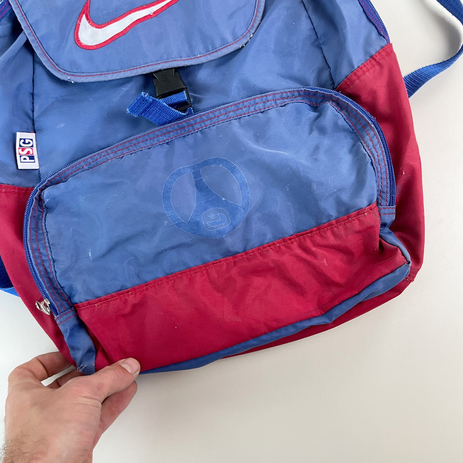 Nike 90s PSG Paris Saint German Rucksack-NIKE-olesstore-vintage-secondhand-shop-austria-österreich