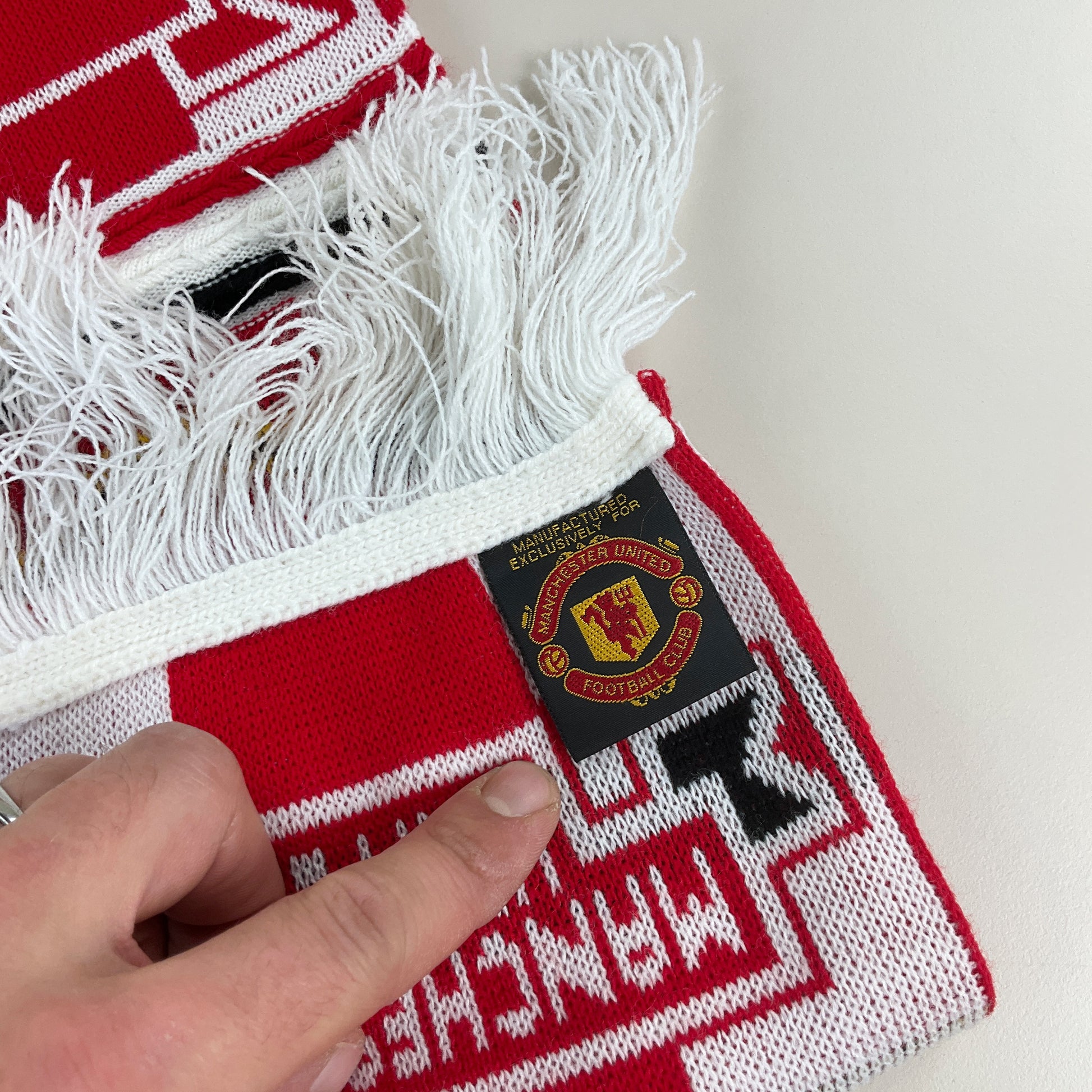 Manchester United Schal-Manchester United-olesstore-vintage-secondhand-shop-austria-österreich