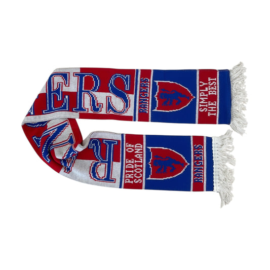 Rangers Scotland 90s Schal-Rangers-olesstore-vintage-secondhand-shop-austria-österreich