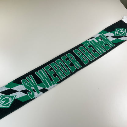 Nutmeg 90s Werder Bremen Schal-NUTMEG-olesstore-vintage-secondhand-shop-austria-österreich