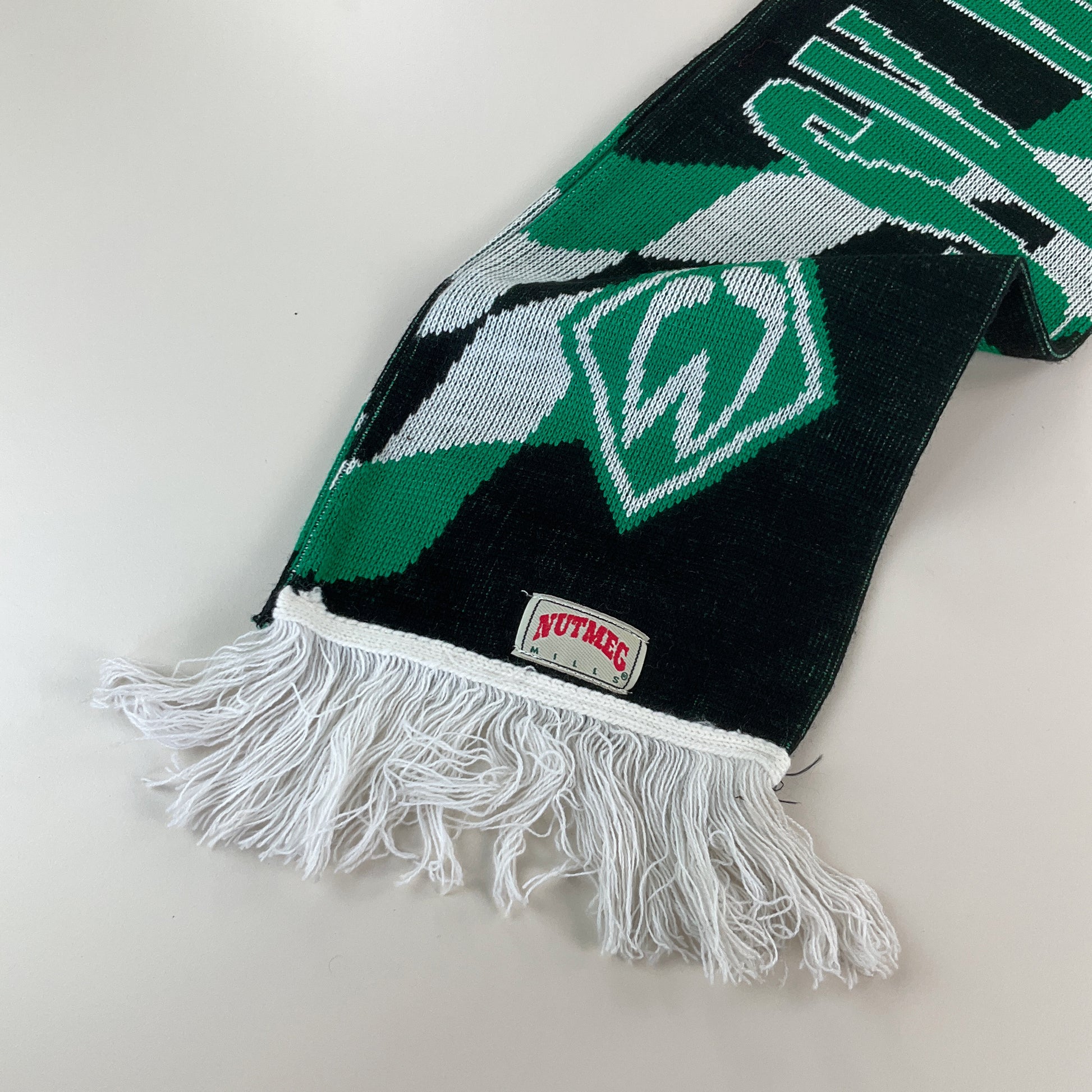 Nutmeg 90s Werder Bremen Schal-NUTMEG-olesstore-vintage-secondhand-shop-austria-österreich