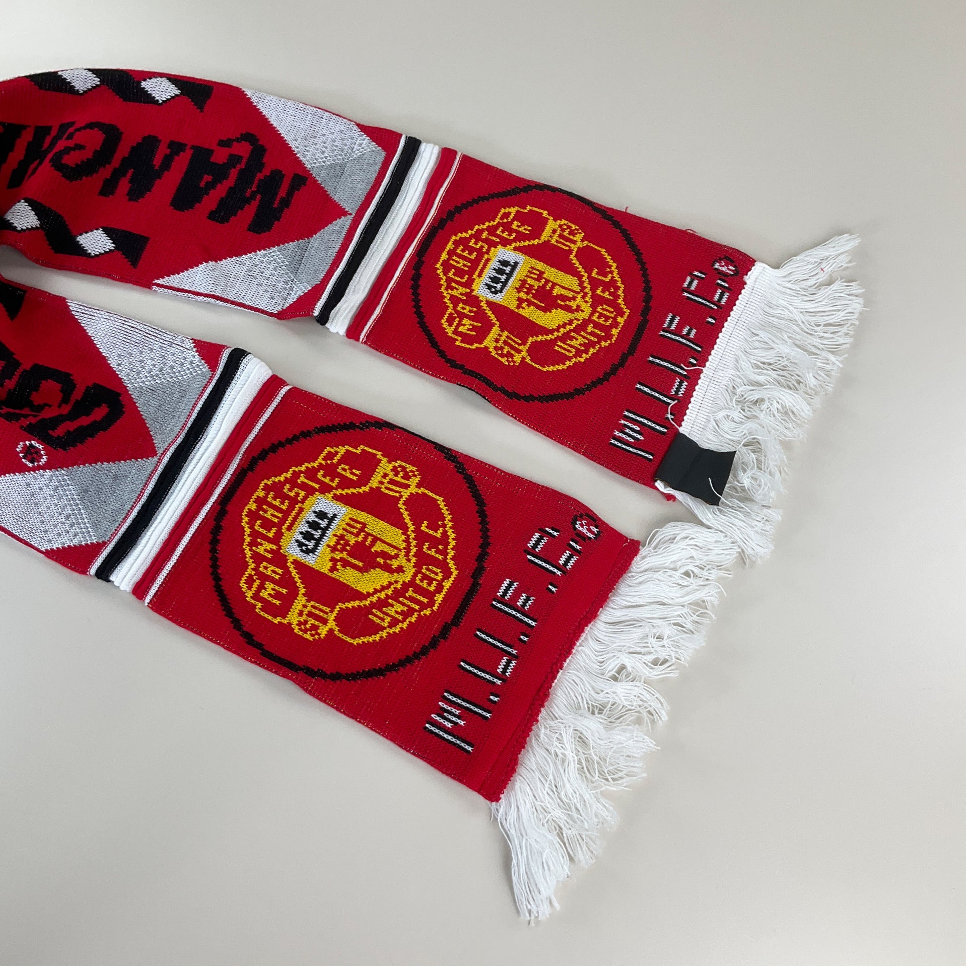 Manchester United 90s Schal-Manchester United-olesstore-vintage-secondhand-shop-austria-österreich