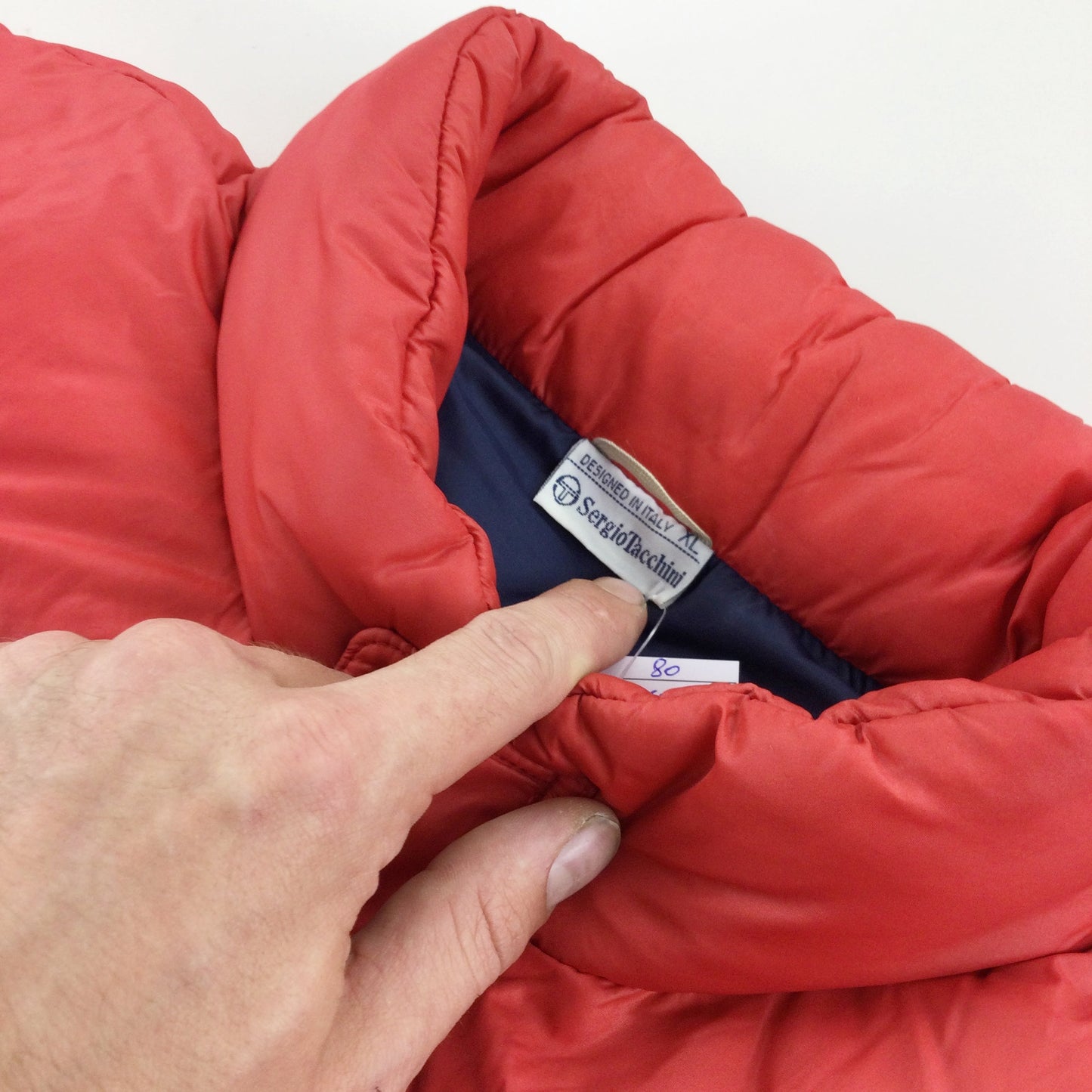 Sergio Tacchini 90s Puffer Jacket - XL-SERGIO TACCHINI-olesstore-vintage-secondhand-shop-austria-österreich